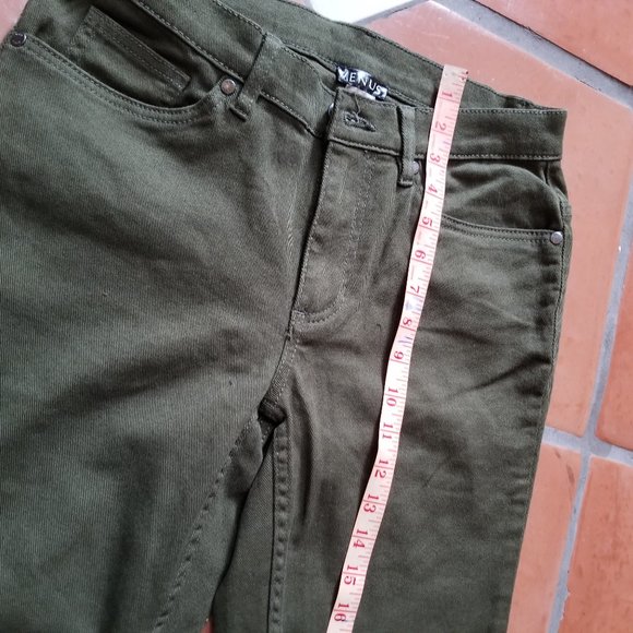 VENUS Mid Rise Olive Green Bootcut Jean - Picture 4 of 10